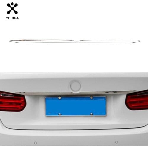For BMW F30 Tailgate Trim 3 Series 12-19 Specialized Stainless Steel Trunk Lid Protection Car Stickers Auto Accessories