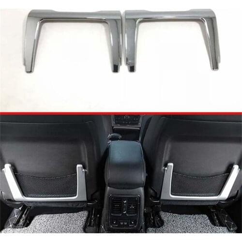 For Jeep Grand Cherokee 2010-2018 ABS Plastic Interior Front Seat Back Net Cover Trim Car Styling Accessories Auto Parts 2pcs