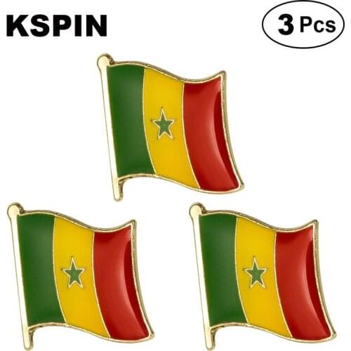 Senegal Lapel Pin Brooches Pins Flag badge Brooch Badges