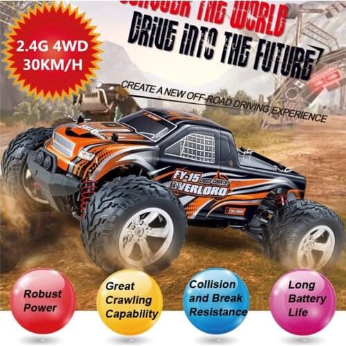 Boy RC Toy 2.4G 4WD Alloy 30KM/H Climbing Buggy Off Load Clawer Car Vehical Suspension Shock Independent Shockproof Kid Gifts