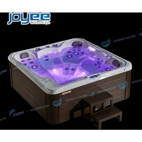 JOYEE Foshan Fatcory USA Acrylic Balboa 5 Person Whirlpool Massage Portable Spa Hot Tub