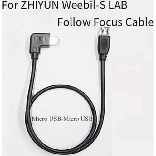 For ZHIYUN Weebil-S LAB Follow Focus Cable For Yunhe External Follow Focus Micro USB To Micro USB