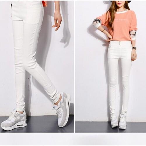 High Waist Outerwear Pants Summer WomenS Pants Ladies Skinny Pencil Trousers Slim Elastic Trousers Female