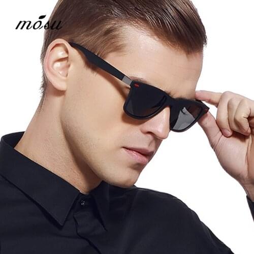 MOSU DESIGN Men Classic Aluminum Alloy Sunglasses HD Polarized Sunglasses For Men Outdoor Sports UV400 Protection P21
