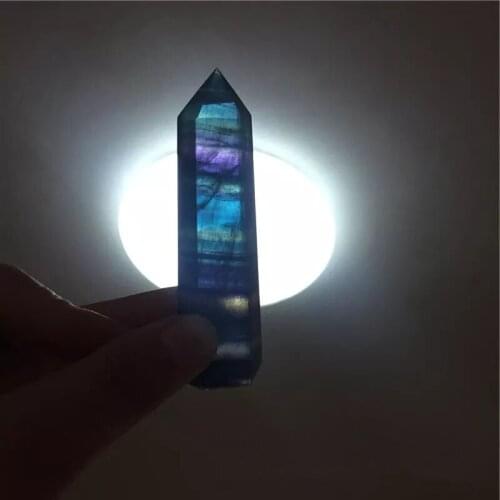 Natural Fluorite Crystal Pillar Quartz Crystal Point Spirit Crystal Fengshui Home Decoration Gem Crafts Healing Fengshui Reiki