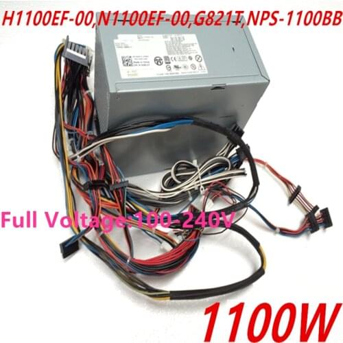 New PSU For Dell Precision T7400 T7500 1100W Power Supply H1100EF-00 N1100EF-00 G821T NPS-1100BB A