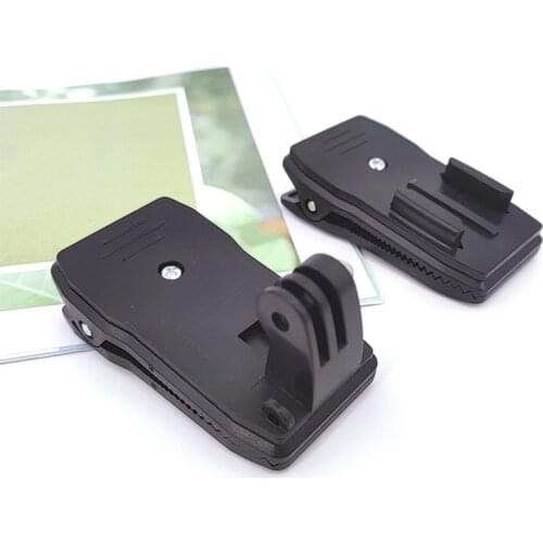 360 Degree Rotary Hat Belt Backpack Clip Clamp Mount for Gopro Hero 4 3+ Hero 3 2 Skiing Action Camera Accessories