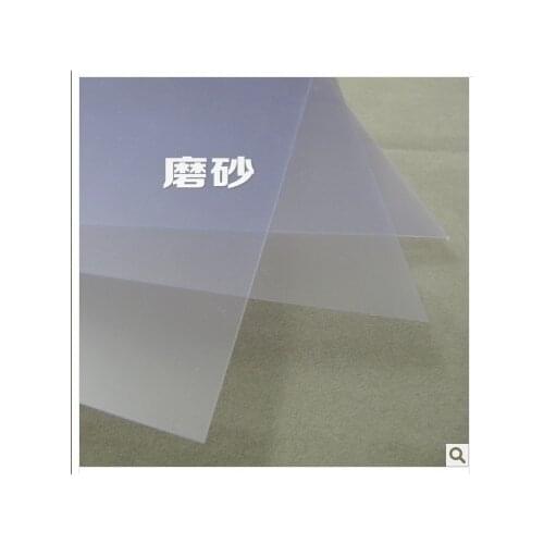 PVC transparent frosted for layout model material thickness: 0.3 mm Size 30 * 30 cm