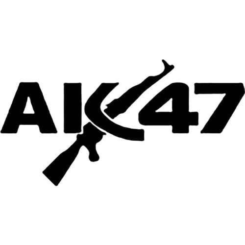 S51635# Various Sizes/Colors Car Stickers Vinyl Decal Mobile AK-47 in Irkutsk Motorcycle Decorative Accessories Creative