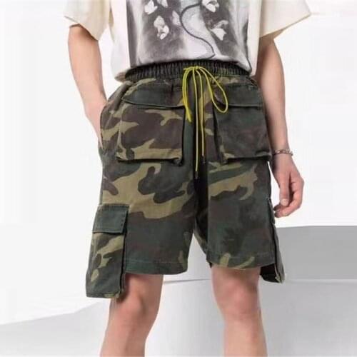 BF Style Shorts women Vintage Fashion Multi-pockets Camouflage Cargo Shorts 2020 Streetwea All Match Casual Cadet camo Shorts