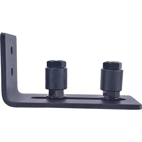 Steel Sliding Barn Door Guide Roller Stopper Durable Accessories Smoothly Quietly