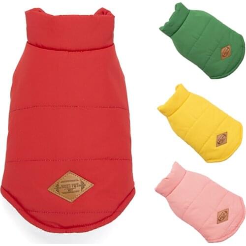 Warm Cotton Puppy Dog Coat Jacket Winter Pet Clothes for Small Dogs Chihuahua Yorkshire Clothing Pet Products roupa de cachorro