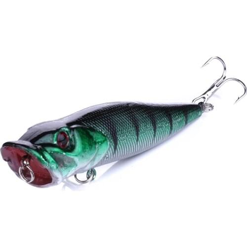 TIANNSII 1pcs Big Popper Fishing Lures 9cm 12g 3D Eyes Bait Topwater Crankbait Wobblers Tackle Isca Popper Japan