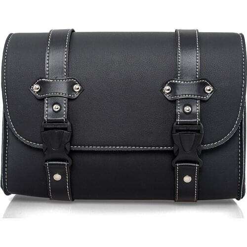 Universal Motorcycle PU Leather Saddlebags Pannier Bag Tool Luggage Storage Bags For Harley for Honda for Suzuki