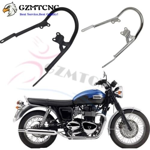 For Triumph Bonneville T100 T120 2017 2018 2019 2020 Rear Luggage Rack Bracket Passenger Hand Grab Grip Handgrip T100/120 17-20