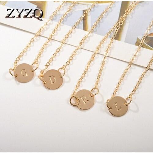 ZYZQ Name Initial Letter Bracelets From Letter A To Z Available Special Unique Birthday Gift For Women Statement Lover Gadget