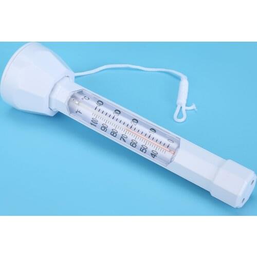 1pc Floating Swimming Pool Thermometer Water Temperature Gauge 23cm Meter Tester Swim Baby Bath Hot Tub Float Fahrenheit/Celsius