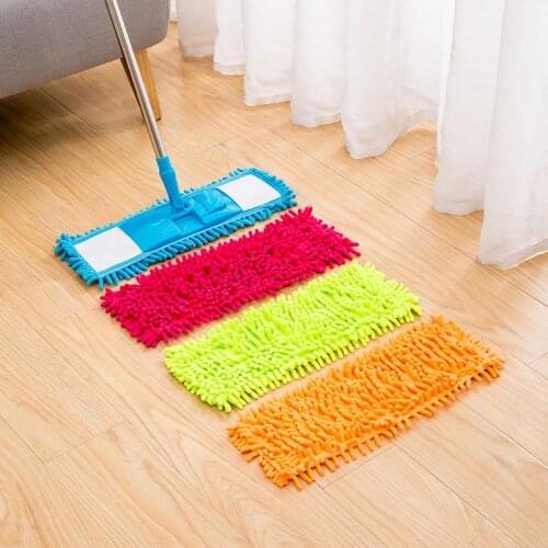 1Pcs Replaced Mop Cloth Reusable Chenille Mop Cloth Mop Head Replace Household Dust Cleaning Kitchen Living Room Cleaning Tools