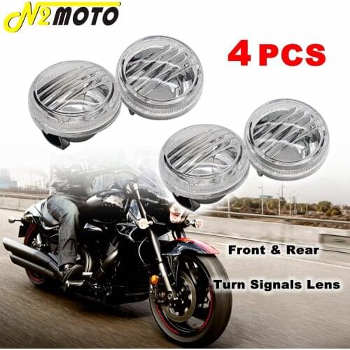 For Suzuki Boulevard M109R C90 1500 Intruder M50 C50 VL800 Volusia C109R Intruder C1800R 2 Pair Motorcycle Turn Signal Lenses