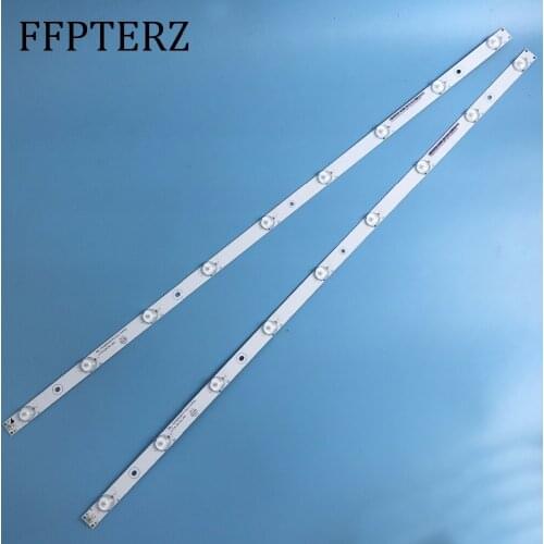 2pcs 720mm*17mm 9 lamp Generic LED backlight strip update for 39''/40'' TV, large-size LCD, roadside billboard modification