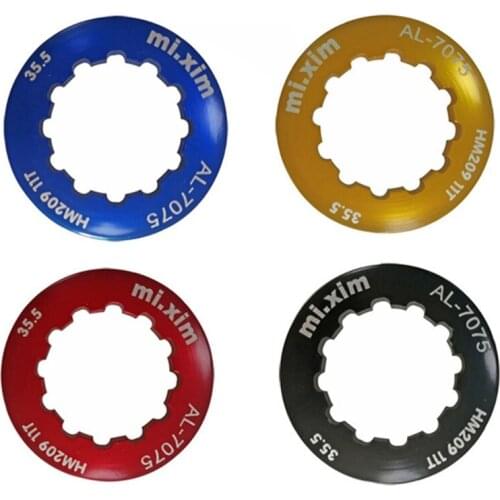 Aluminum Alloy MTB Gear Lock Ring Bicycle Cycling 11T Cassette Cover Bike Flywheel Freewheel Fixing Bolt Screw