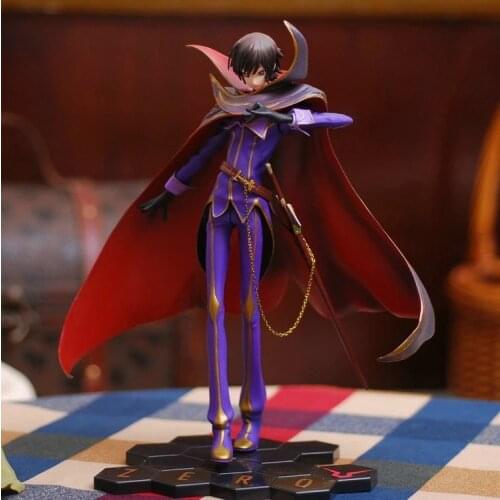 Anime GEM Code Geass R2 ZERO Model Doll Lelouch Lamperouge Suzaku Kururugi knight of seven PVC Figures Dolls Juguete 24CM