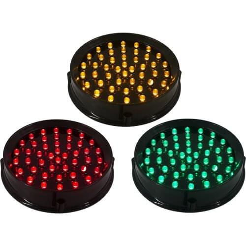 Diameter 100mm Tricolor Red Amber Green Traffic Light Module Without Lens
