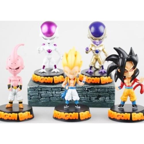 Dragon Ball Action Figure Goku Frieza Majin Buu Gotenks Super Saiyan Anime Boxed Toys Collectible Model Figurine