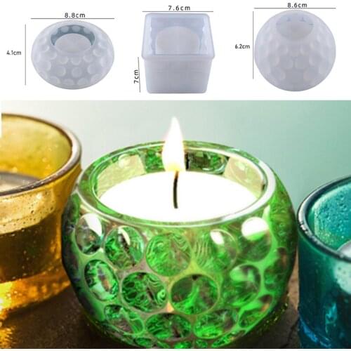 Coaster Mold Pot Shape Pen Storage Box Casting Molds Resin DIY Handcraft UV Epoxy Resin Tray Home Decor For Pen Storage Box