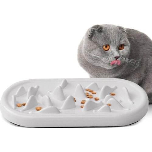Hot Slow Feeder Cat Bowls Pet Fun Interactive Feeder Cat Bowls Helps Stop Bloat Prevents Obesity Improves Digestion