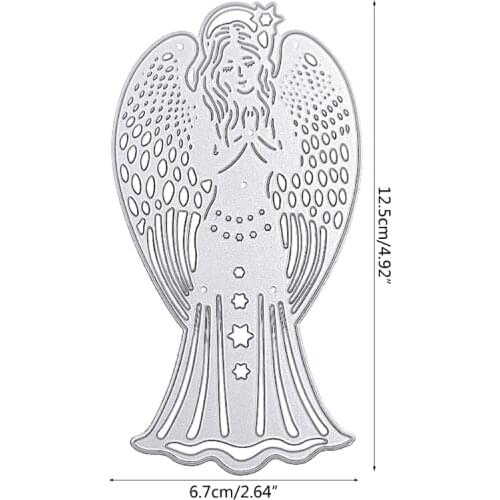 Angel Metal Cutting Dies Stencil DIY Scrapbooking Album Paper Card Template Mold Embossing Craft Decoration