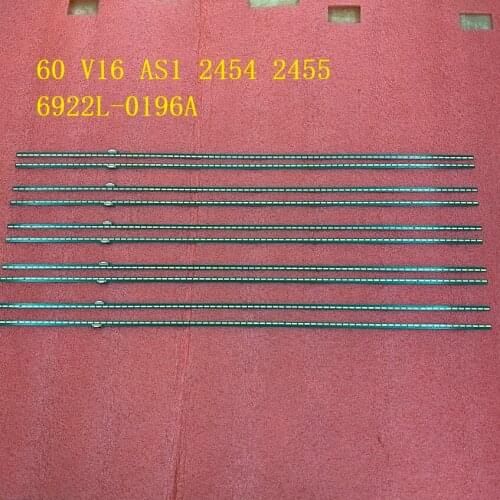 5set=10pcs LED backlight strip for LG 6922L-0196A 60UH8500 60UH850T 60 V16 AS1 2454 2455 6916L2455A 6916L2454A LC600EQF DJ F1