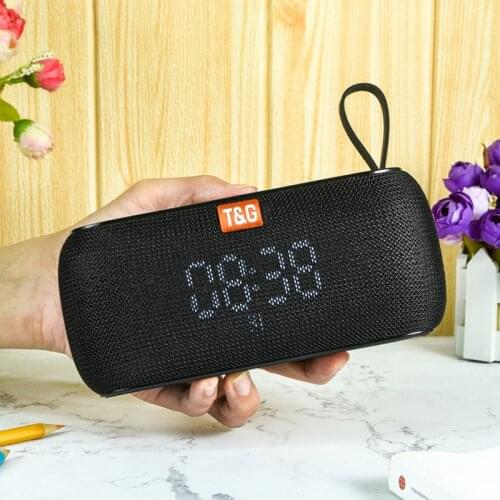 TG177 portable bluetooth speaker 20W wireless waterproof outdoor subwoofer column supports TF alarm clock USB subwoofer music