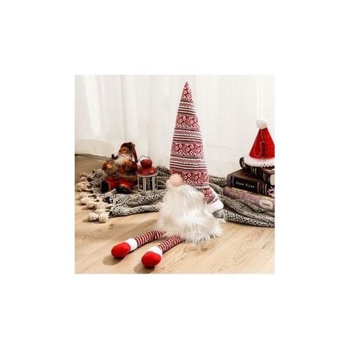 82 Cm Christmas Ornaments Gnome Santa Claus Doll Swedish Tomte for Home Table Decor Holiday Xmas Christmas Pendant Drop Ornament