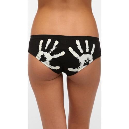 Hand Printed Bikini Bottom Women Swimwear Swimsuit