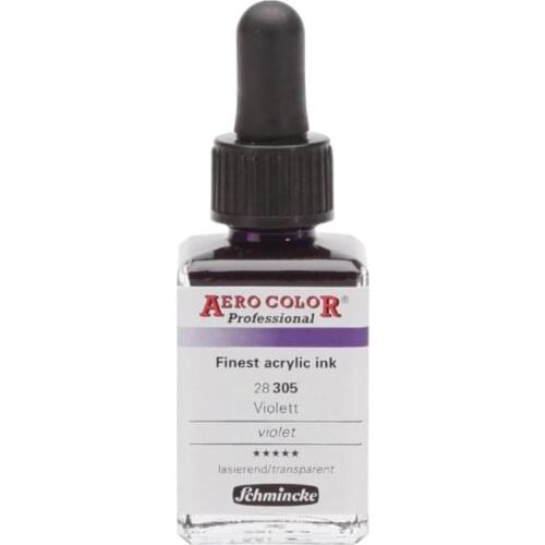 Schmincke Aero Color Acrylic Ink 28 ml 305 Violet