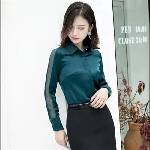 Атласные блузки Shan liao Yi China At AliExpress