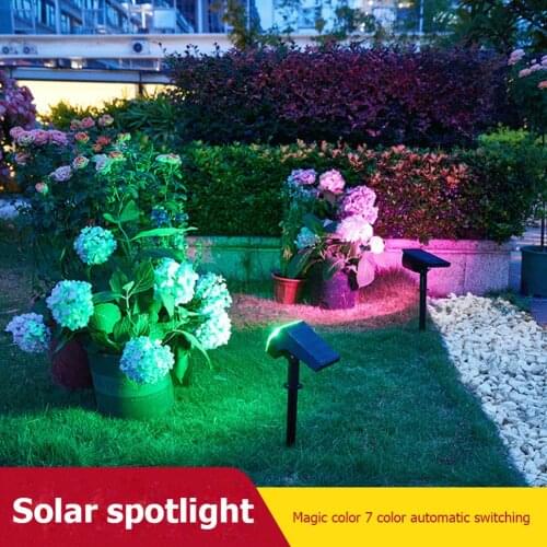 48/108 LED Solar LED Garden Lights Christmas Decoration for Home Outdoor Yard Decor Spotlight Lawn Exterior Pathway Ground Light