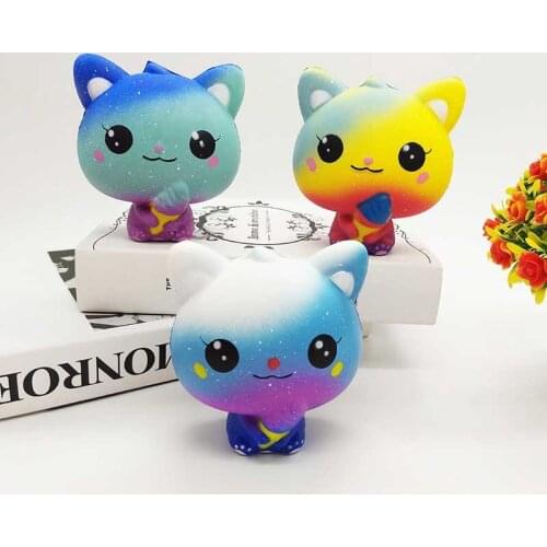 Squishies Toys Ice Cream Cat Animals Slow Rising Jumbo Squeeze Toys Pressure-relief Magic Novelty For kids Adults