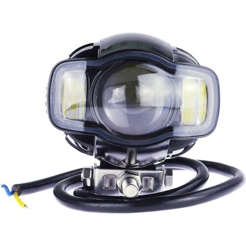 22-40mm CE Universal Motorcycle Car headlight lamp LED Super Bright Fog light USB Charger For Yamaha Kawasaki BMW Honda KTM ATV