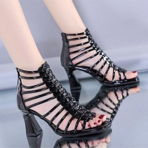 Sandals women2021new fashion zapatos mujer summer casual casuales designer black Hollow out heels Womens loafers flats silver