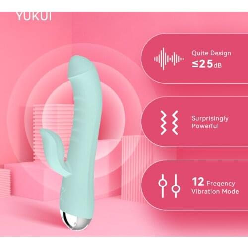 Female Vibrator Dildos Adults Products Sex Toys For Ladies G Spot Vibrators Silicone Material Clitoris Stimulator Magic Wand