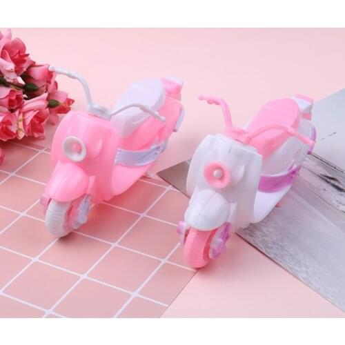 Motorcycle Can Be Sit By Dolls For s Childrens Toy Play House Doll Accessorries Pink 15x8x9cm Car Gifts 1pc