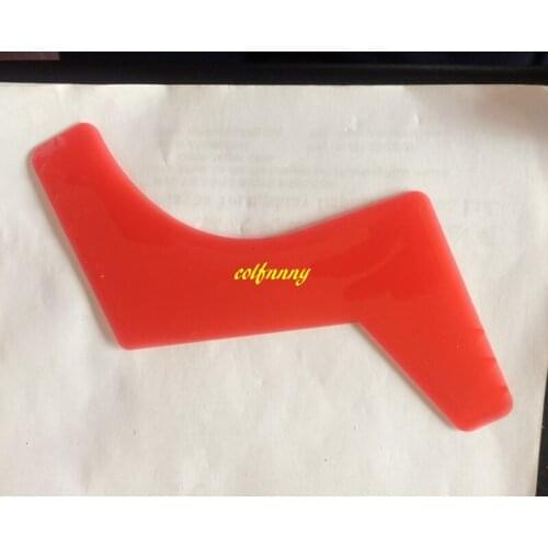 1000pcs/lot Fast shipping Beard comb Comb Perfect Lines Symmetry Shaping Styling Template Stencil plastic Beard Shapper Comb