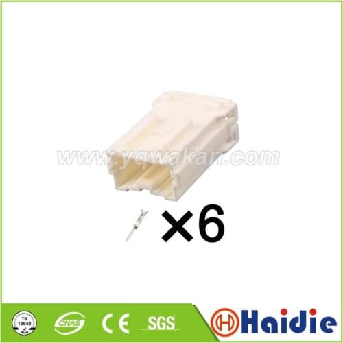 5sets 6pin auto electric male plug MG 620401 wire harness unsealed connector MG620401