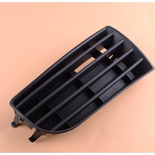 DWCX Black ABS Left Fog Light Front Bumper Lower Corner Grill Grille Fit For VW GOLF MK5 2004 2005 2006 2007 2008 2009