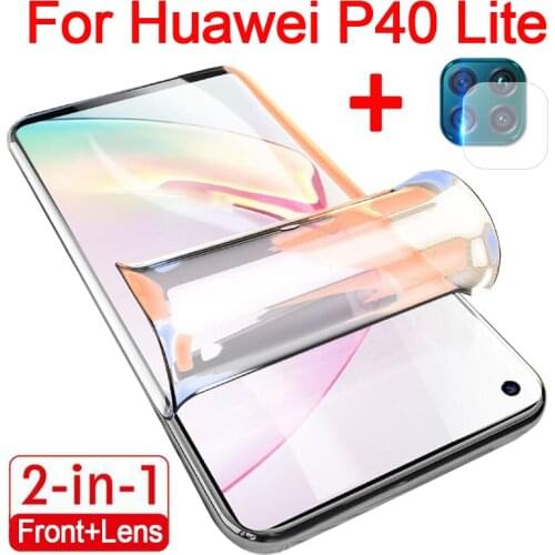 P40 Pro for Huawei P40 lite Hydrogel Film P40lite e P40 Screen Protector Huawei P40 Pro Screen Protectors with camera lens