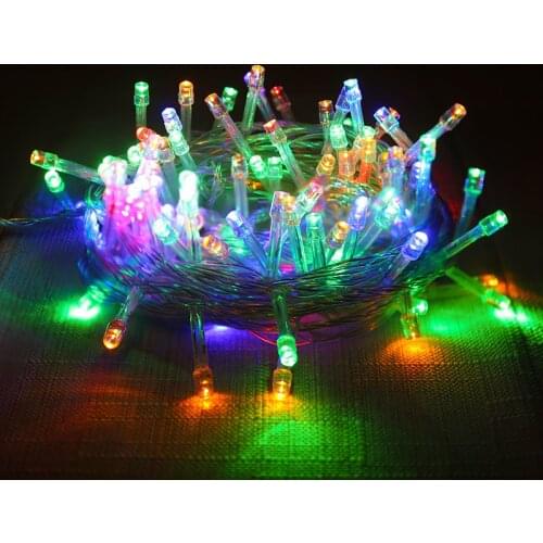 10M 100 LED String Light DIY Home Room Decor Christmas Birthday Wedding Decoration Girl Room Window Hanging Fairy Lights EU Plug