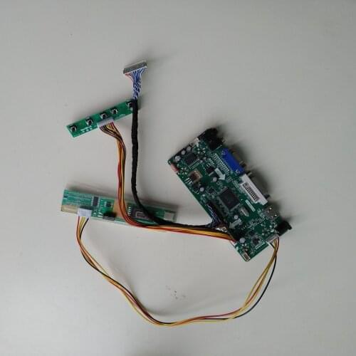 HDMI DVI VGA Aduio LCD LED controller driver board DIY for 16"LTN160AT01-001/A01 1366X768 Panel Monitor Screen
