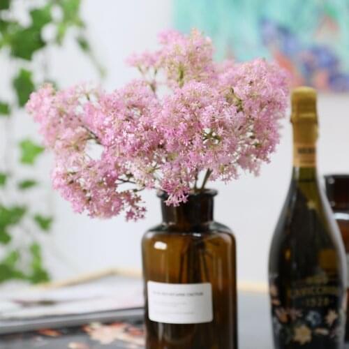 Handmade Artificial Babysbreath Flowers Bouquet Fake Plastic Stars Gypsophila Flower Home Wedding Decoration